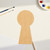 Key Hole Wood Cutout for Crafts, Unfinished Baltic Birch Craft Shape