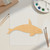 Killer Whale Wood Cutout - Unfinished Baltic Birch Craft Shape