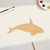 Killer Whale Wood Cutout - Unfinished Baltic Birch Craft Shape