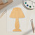 Lamp Wood Cutout - Unfinished Baltic Birch Craft Shape