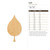 Leaf Wood Cutout - Unfinished Baltic Birch Craft Shape