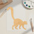 Lemur Wood Cutout for Crafts, Unfinished Baltic Birch Craft Shape