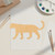Leopard Wood Cutout for Crafts, Unfinished Baltic Birch Craft Shape