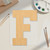 Letter F Wood Cutout - Unfinished Baltic Birch Craft Shape
