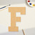 Letter F Wood Cutout - Unfinished Baltic Birch Craft Shape