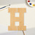 Letter H Wood Cutout - Unfinished Baltic Birch Craft Shape
