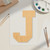 Letter J Wood Cutout - Unfinished Baltic Birch Craft Shape