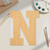 Letter N Wood Cutout - Unfinished Baltic Birch Craft Shape