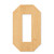 Letter O Wood Cutout - Unfinished Baltic Birch Craft Shape