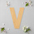 Letter V Wood Cutout - Unfinished Baltic Birch Craft Shape