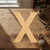 Letter X Wood Cutout - Unfinished Baltic Birch Craft Shape
