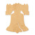 Unfinished Liberty Bell 2 Wood Cutout - Unfinished Baltic Birch Craft Shape