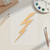 Unfinished Lightning Bolt Wood Cutout - Unfinished Baltic Birch Craft Shape