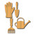 Garden Tool Wood Cutout Bundle - 4 Piece Unfinished Baltic Birch Craft Set