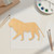 Unfinished Lion 2 Wood Cutout - Unfinished Baltic Birch Craft Shape