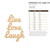 Unfinished Live Laugh Love Wood Cutout - Unfinished Baltic Birch Craft Shape