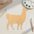 Unfinished Llama 2 Wood Cutout - Unfinished Baltic Birch Craft Shape