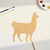 Llama 2 Wood Cutout for Crafts, Unfinished Baltic Birch Craft Shape