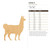 Llama 2 Wood Cutout for Crafts, Unfinished Baltic Birch Craft Shape