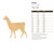 Unfinished Llama Wood Cutout for Door Hangers, Seasonal Decor and Paint Parties, Baltic Birch Craft Blank