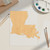 Unfinished Louisiana Wood Cutout for Door Hangers, Seasonal Decor and Paint Parties, Baltic Birch Craft Blank