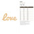 Unfinished Love 2 Wood Cutout for Door Hangers, Seasonal Decor and Paint Parties, Baltic Birch Craft Blank