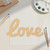Unfinished Love 2 Wood Cutout - Unfinished Baltic Birch Craft Shape