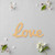Unfinished Love 2 Wood Cutout - Unfinished Baltic Birch Craft Shape
