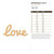 Unfinished Love 2 Wood Cutout - Unfinished Baltic Birch Craft Shape
