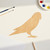 Unfinished Love Bird Wood Cutout for Door Hangers, Seasonal Decor and Paint Parties, Baltic Birch Craft Blank