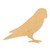 Unfinished Love Bird Wood Cutout - Unfinished Baltic Birch Craft Shape