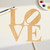 Unfinished Love Wood Cutout for Door Hangers, Seasonal Decor and Paint Parties, Baltic Birch Craft Blank