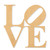 Unfinished Love Wood Cutout - Unfinished Baltic Birch Craft Shape