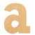 Unfinished Lowercase Letter A Wood Cutout - Unfinished Baltic Birch Craft Shape