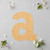 Lowercase Letter A Wood Cutout for Crafts, Unfinished Baltic Birch Craft Shape