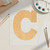 Unfinished Lowercase Letter C Wood Cutout for Door Hangers, Seasonal Decor and Paint Parties, Baltic Birch Craft Blank