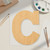 Unfinished Lowercase Letter C Wood Cutout - Unfinished Baltic Birch Craft Shape