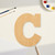 Unfinished Lowercase Letter C Wood Cutout - Unfinished Baltic Birch Craft Shape