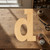 Unfinished Lowercase Letter D Wood Cutout for Door Hangers, Seasonal Decor and Paint Parties, Baltic Birch Craft Blank