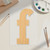 Unfinished Lowercase Letter F Wood Cutout - Unfinished Baltic Birch Craft Shape