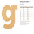 Unfinished Lowercase Letter G Wood Cutout for Door Hangers, Seasonal Decor and Paint Parties, Baltic Birch Craft Blank