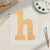 Unfinished Lowercase Letter H Wood Cutout for Door Hangers, Seasonal Decor and Paint Parties, Baltic Birch Craft Blank
