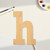 Unfinished Lowercase Letter H Wood Cutout - Unfinished Baltic Birch Craft Shape
