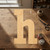 Unfinished Lowercase Letter H Wood Cutout - Unfinished Baltic Birch Craft Shape