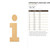 Unfinished Lowercase Letter I Wood Cutout - Unfinished Baltic Birch Craft Shape