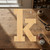 Unfinished Lowercase Letter K Wood Cutout for Door Hangers, Seasonal Decor and Paint Parties, Baltic Birch Craft Blank