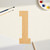Lowercase Letter L Wood Cutout for Crafts, Unfinished Baltic Birch Craft Shape