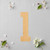 Lowercase Letter L Wood Cutout for Crafts, Unfinished Baltic Birch Craft Shape