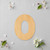 Unfinished Lowercase Letter O Wood Cutout - Unfinished Baltic Birch Craft Shape