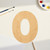Lowercase Letter O Wood Cutout for Crafts, Unfinished Baltic Birch Craft Shape